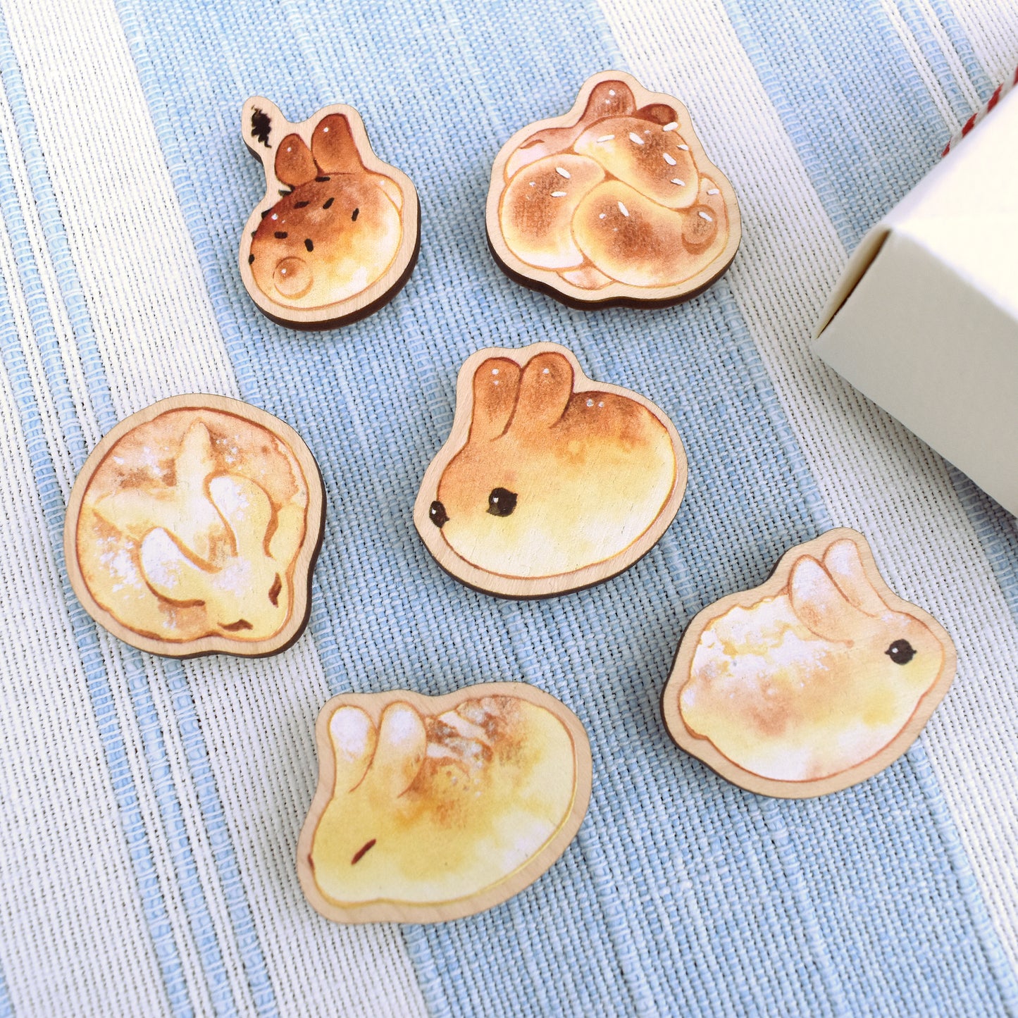 Bunbun Fridge Magnets - Pack of 6