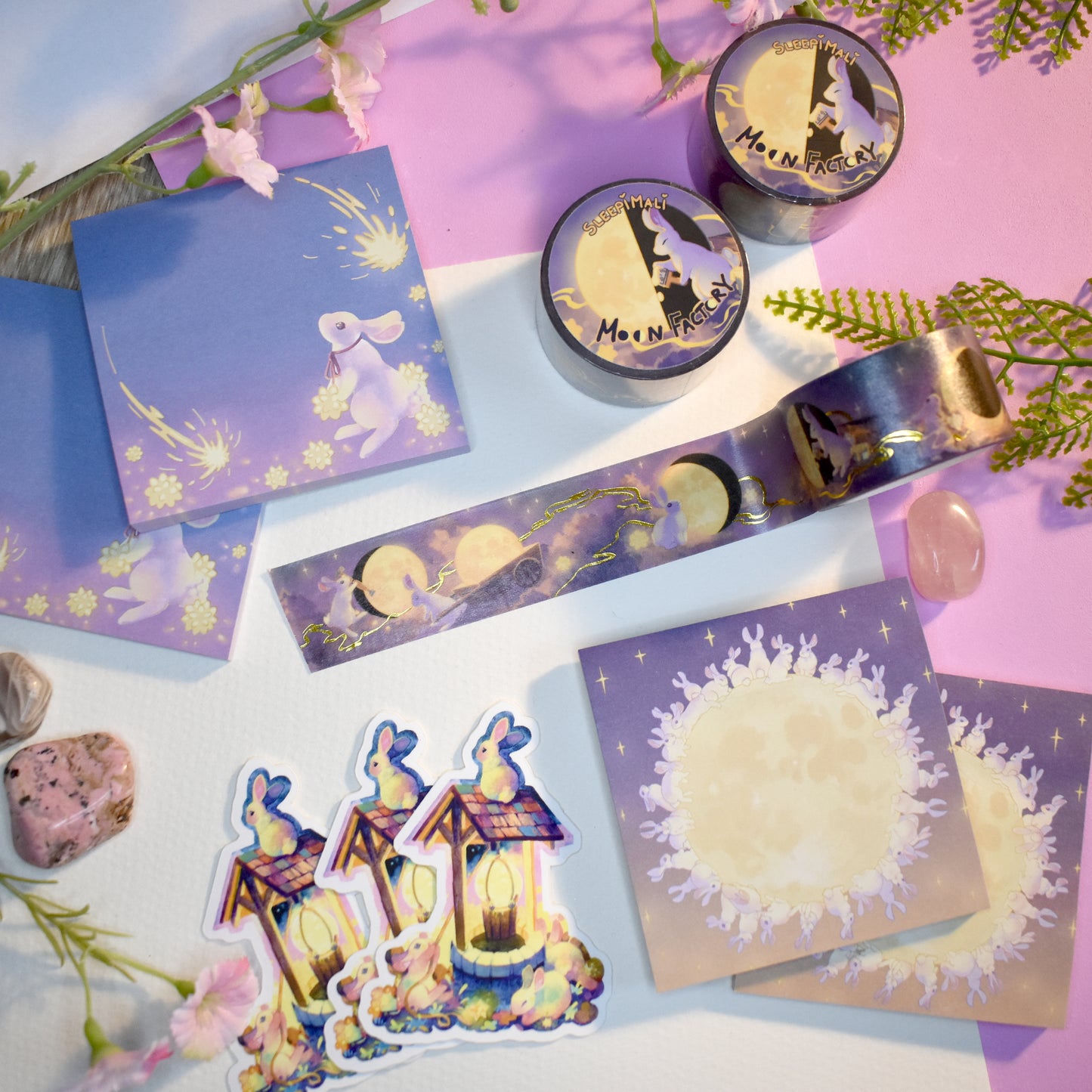 Moon Factory gold foil washi tape