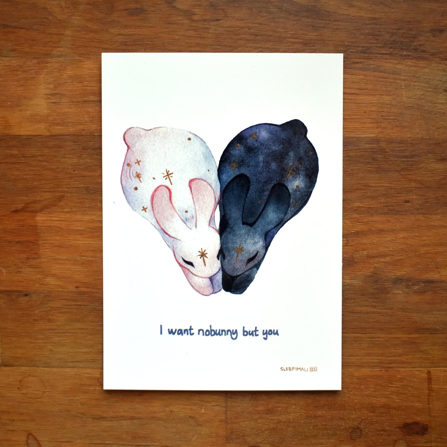 I Want Nobunny but You - Postcard Print