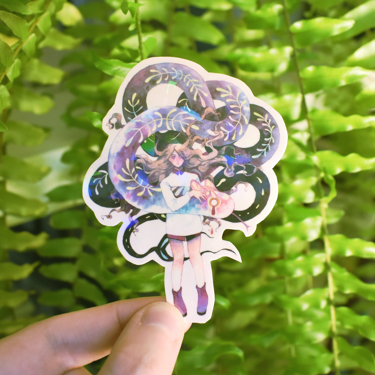 Big Noodle Holographic Sticker