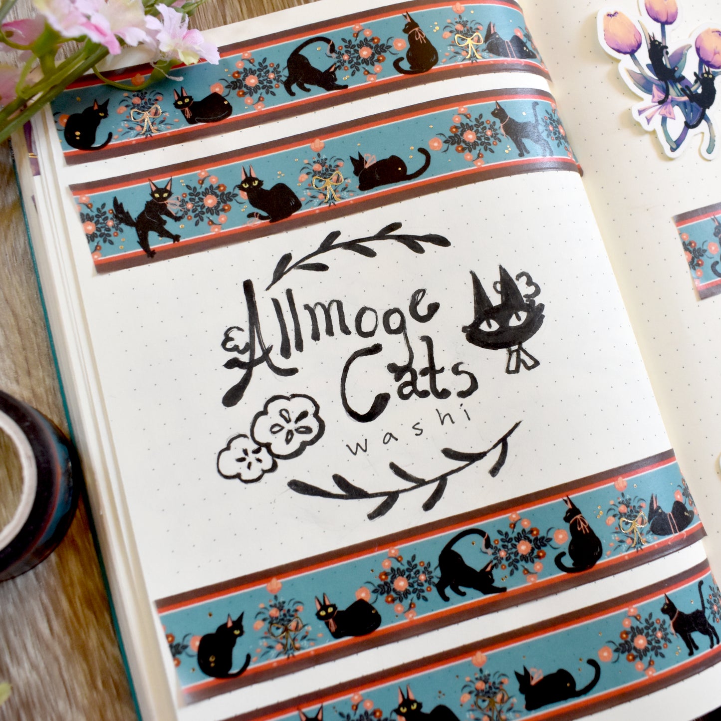 Allmoge Cats washi tape