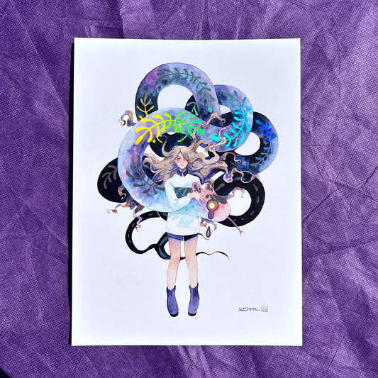 Big Noodle holographic foil print