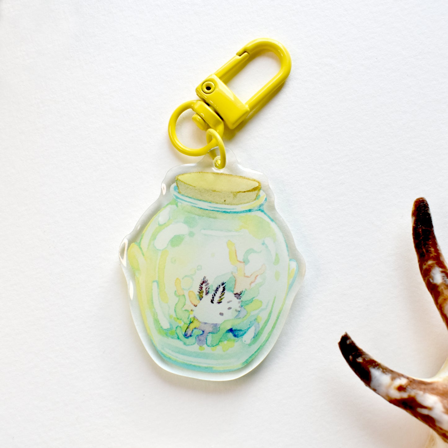 Sea Bunny - Clear Acrylic Charm