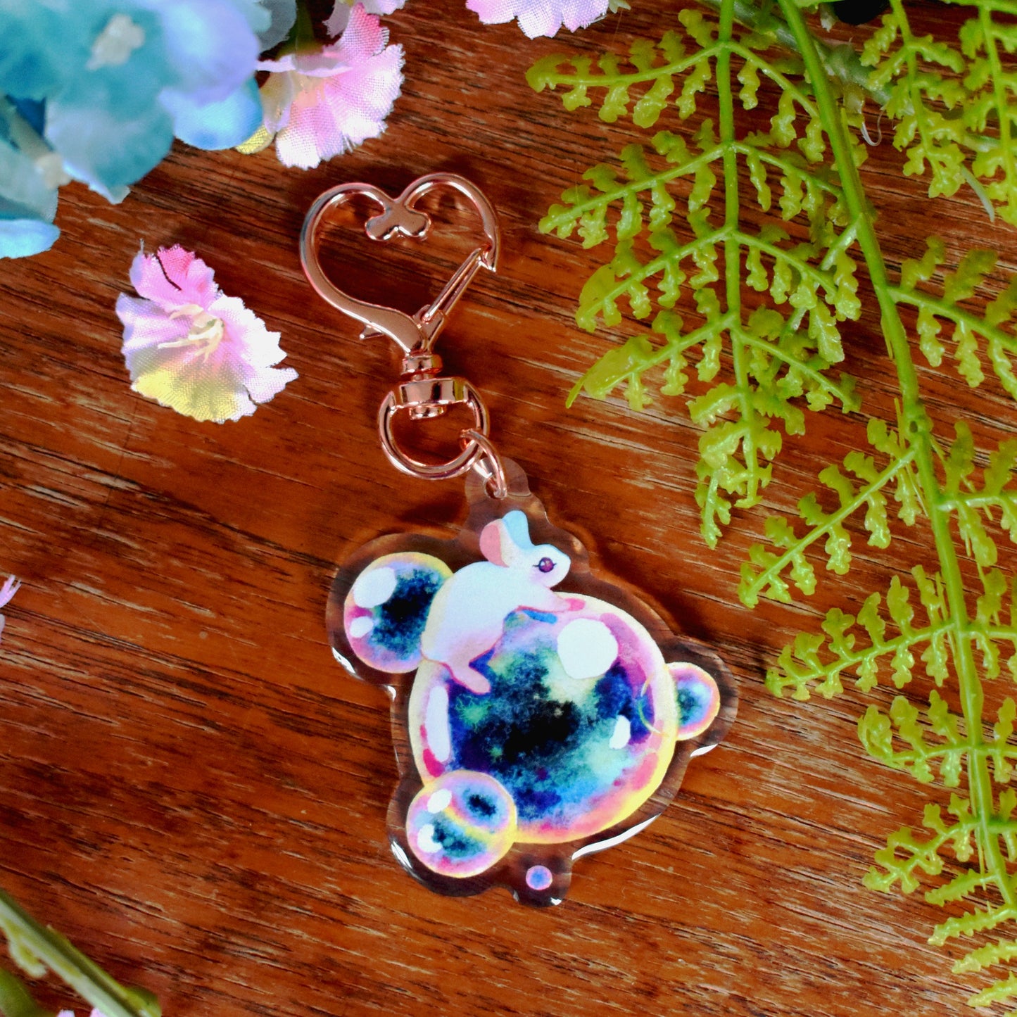Fleeting but Beautiful - Clear Acrylic Charm