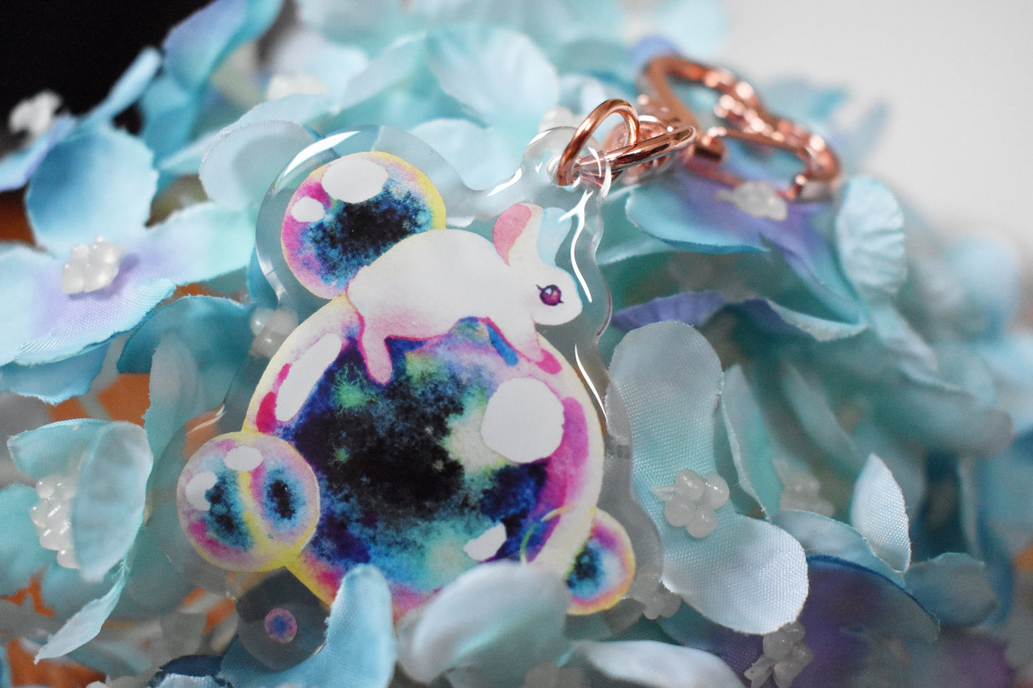 Fleeting but Beautiful - Clear Acrylic Charm