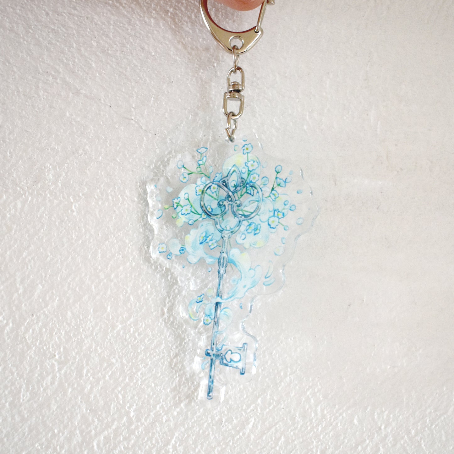 Key of Breath - Clear Acrylic Charm