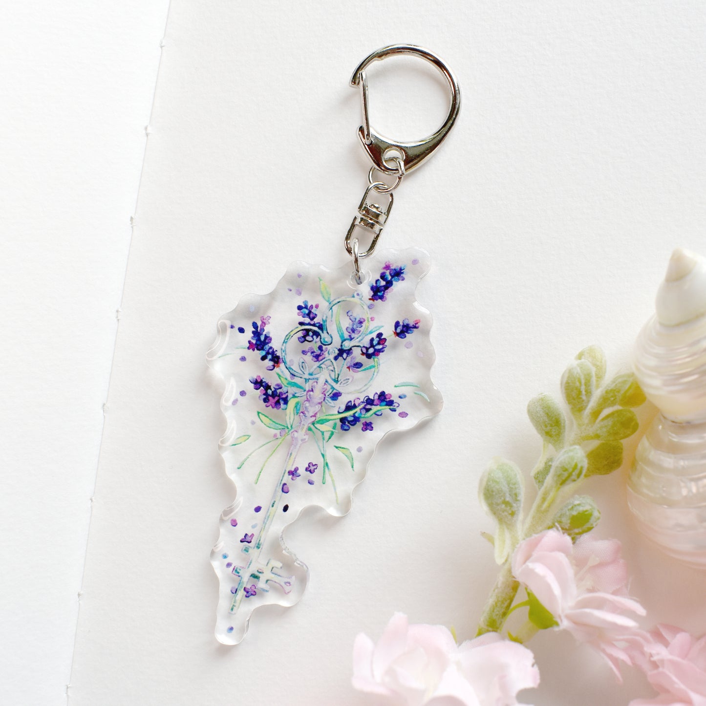 Key of Calm - Clear Acrylic Charm
