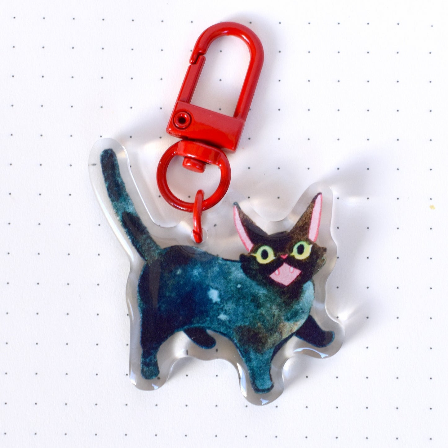 YELL - Clear Acrylic Charm