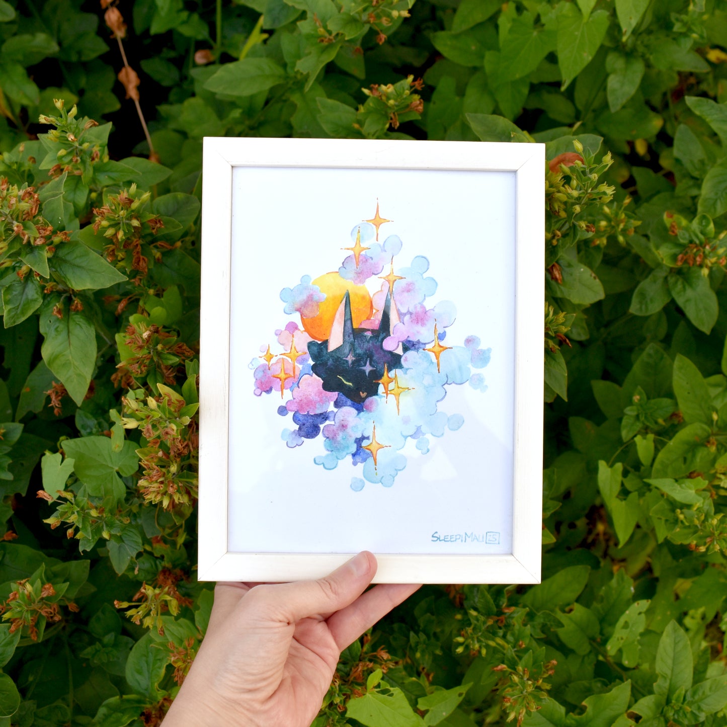 Head in the Clouds - Original Watercolour Painting