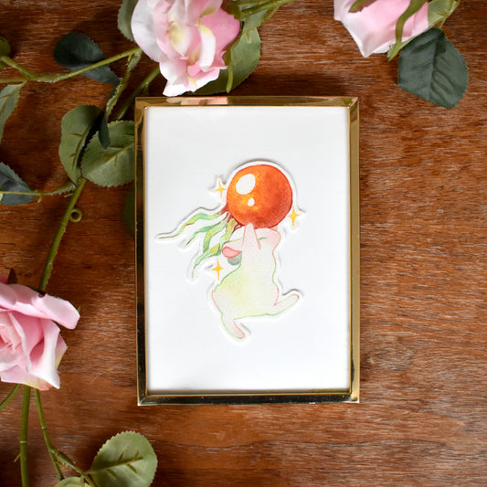 Rosehip Buns - Proud - Original Watercolour Artwork