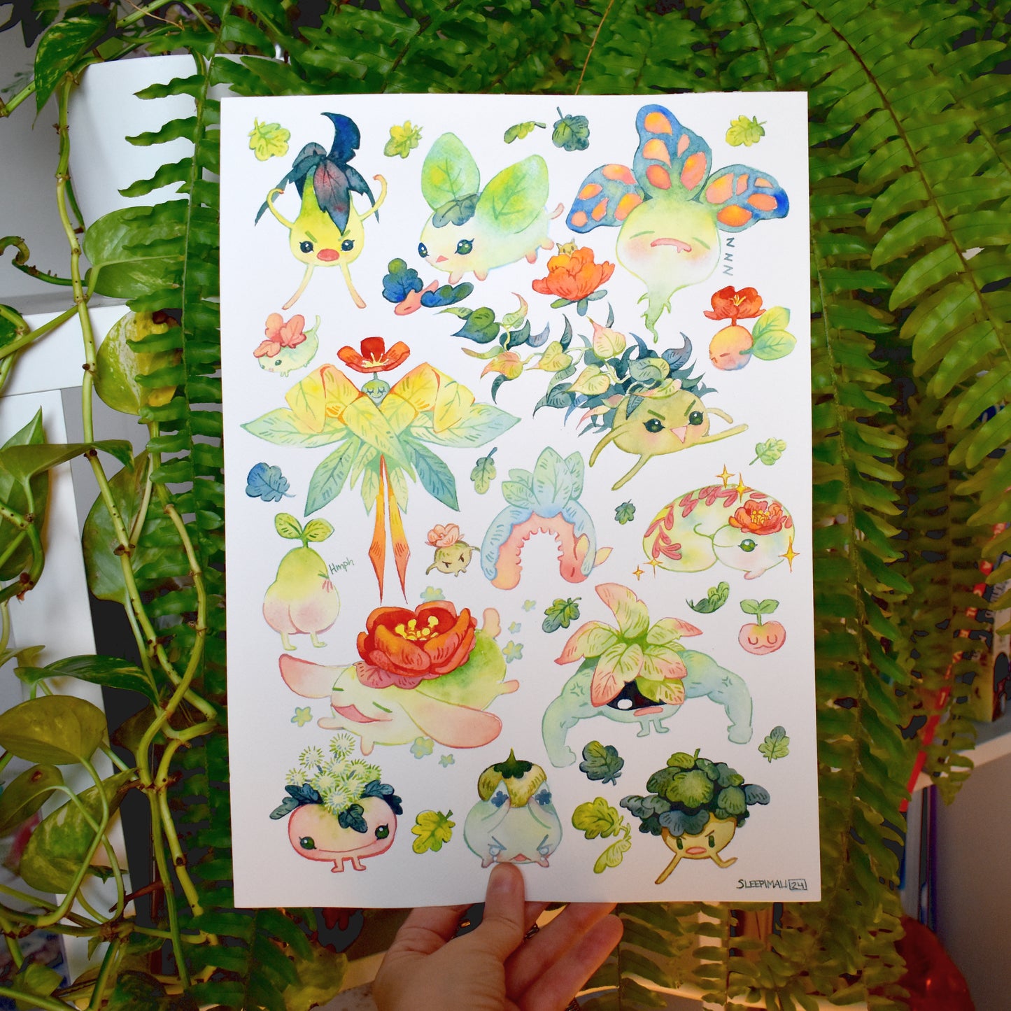 Plant Pals - Original Watercolour Painting