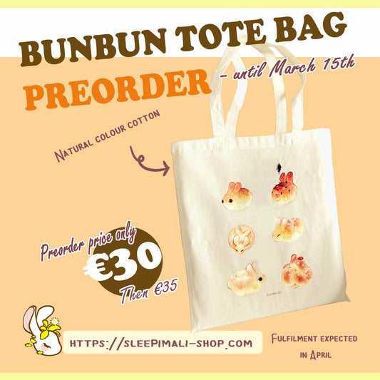 *PREORDER* - Bunbuns Tote Bag