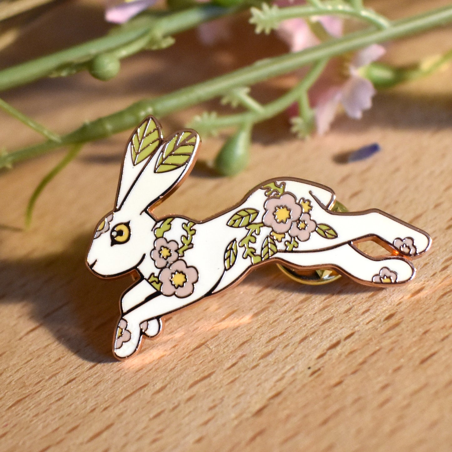 Summer Hare Enamel Pin