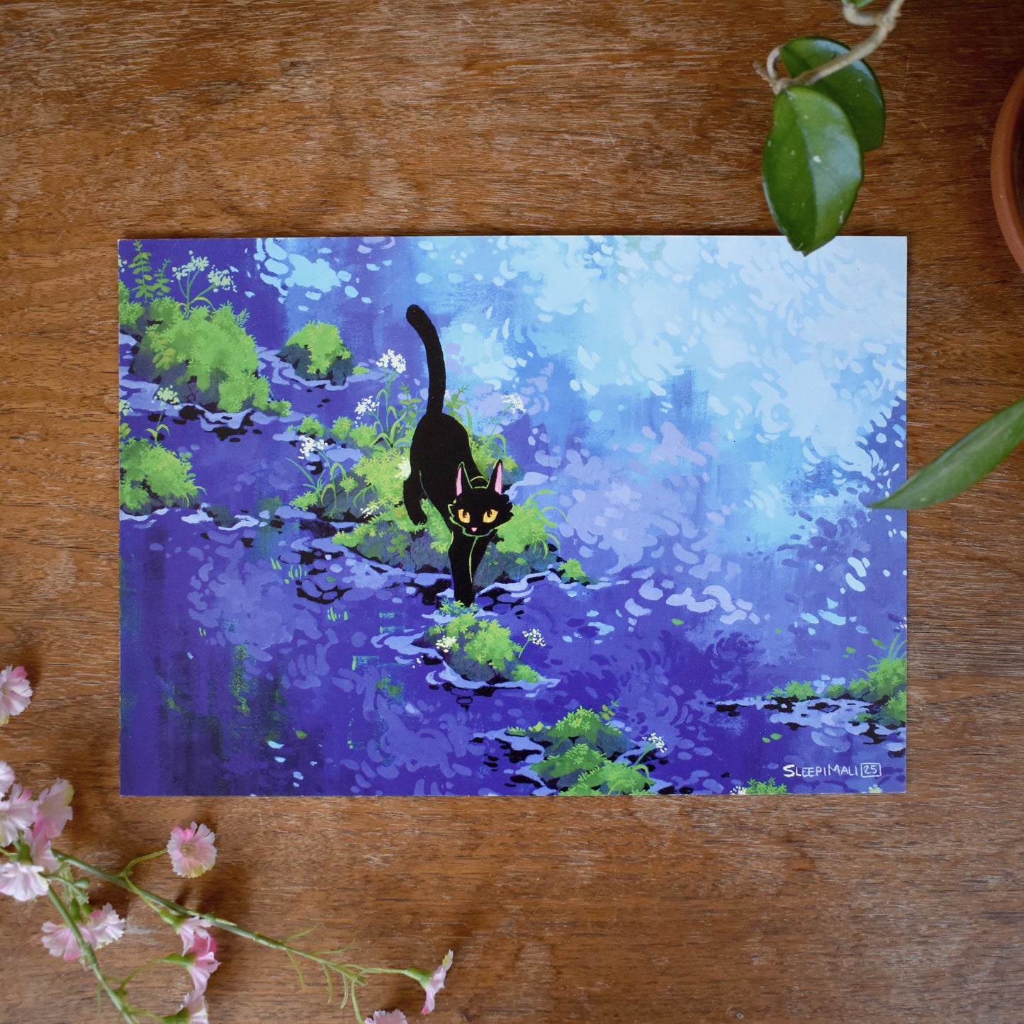 Crossing the River Print