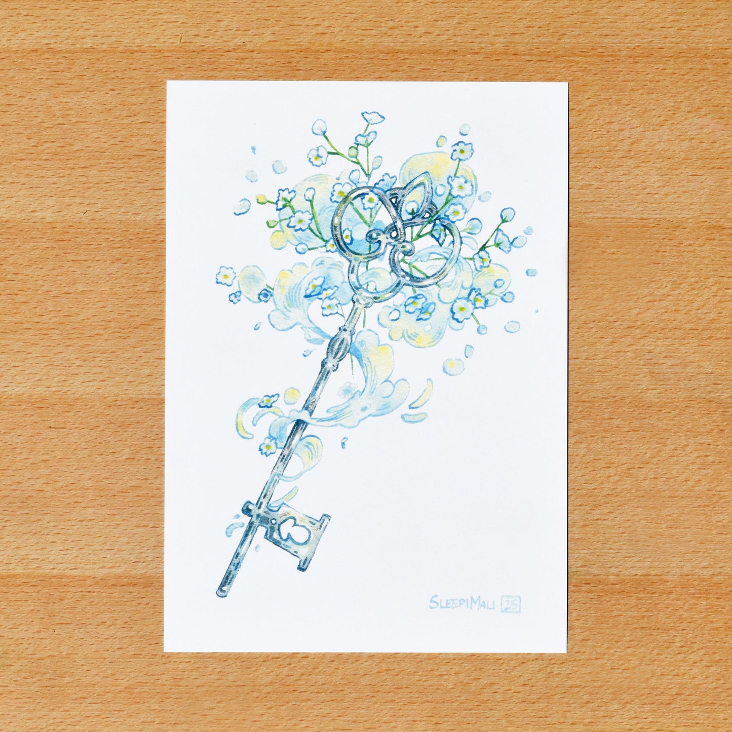 Key of Breath - A5 Print