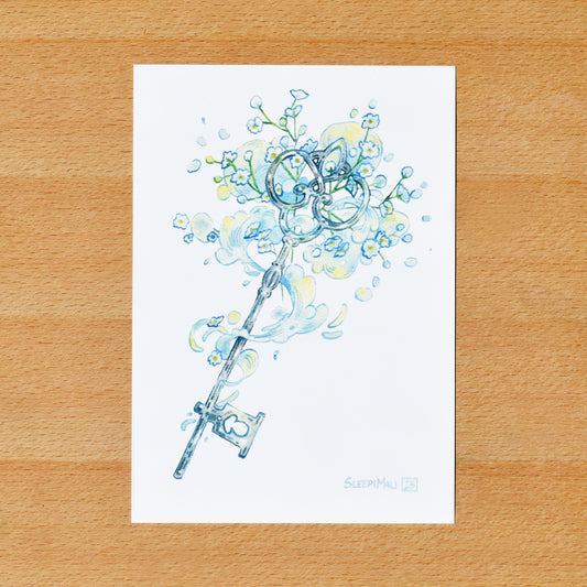 Key of Breath - A5 Print