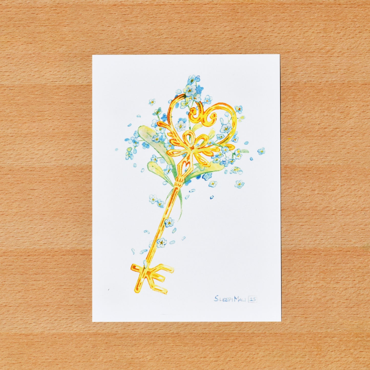 Key of Love and Compassion - A5 Print