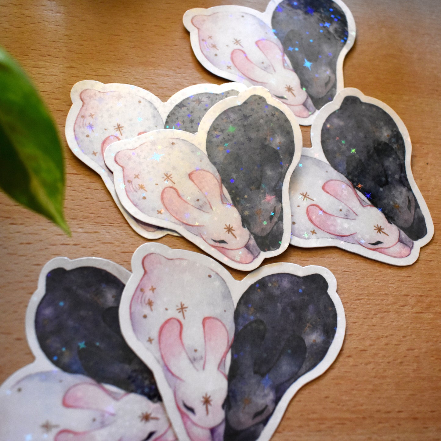 I Want Nobunny But You Holographic Sticker