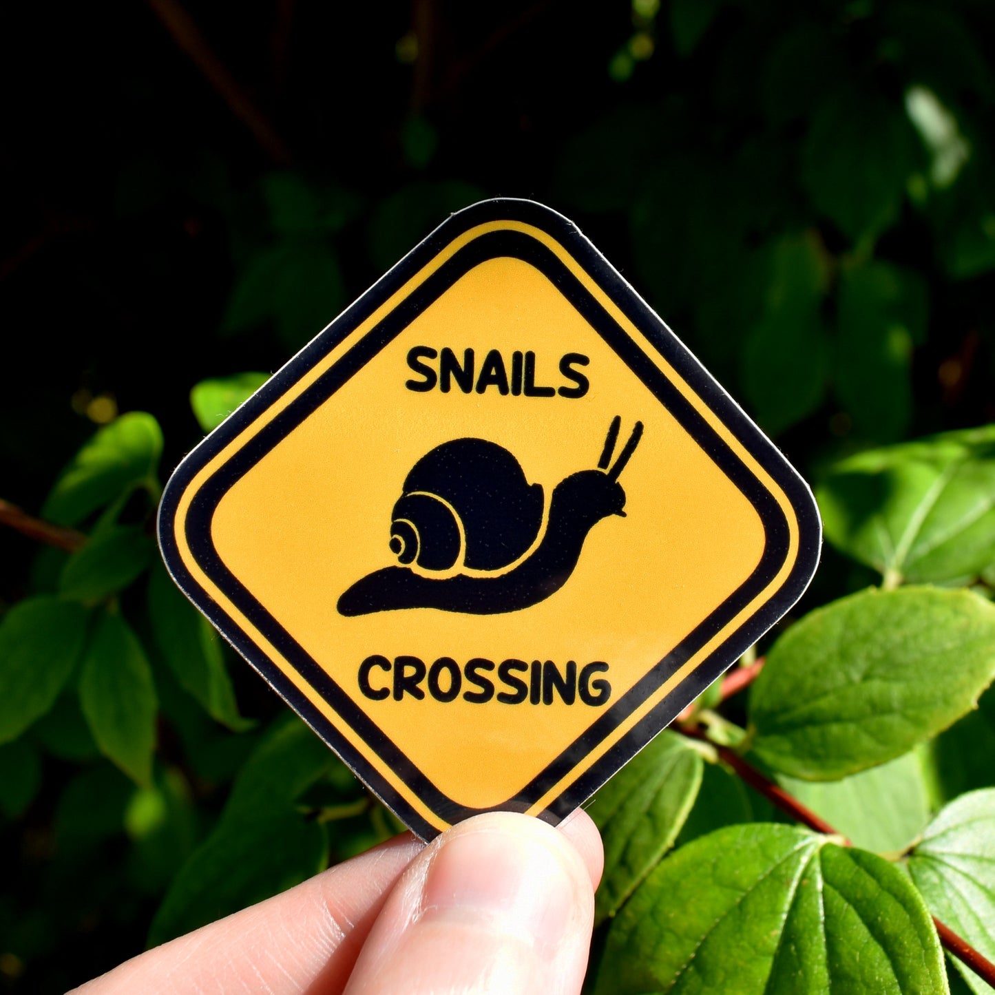 Snails Crossing -  sticker