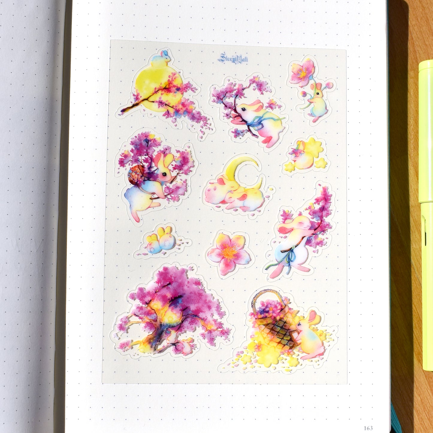 Spring Makers - A6 sticker sheet