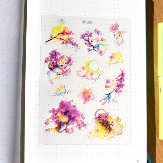 Spring Makers - A6 sticker sheet