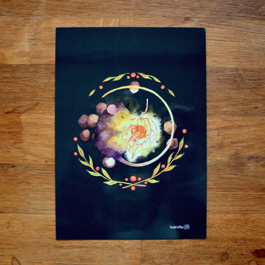 Little Lantern Postcard Print