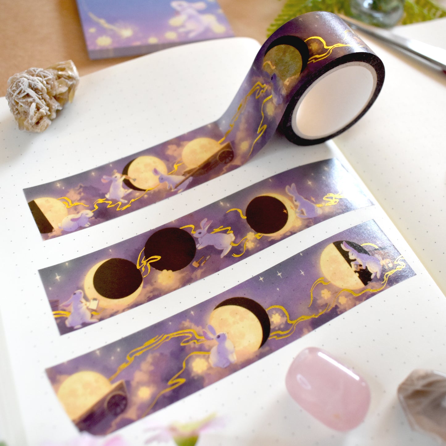 Moon Factory gold foil washi tape